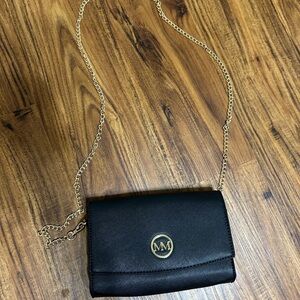 Elegant Black Chain Shoulder Bag